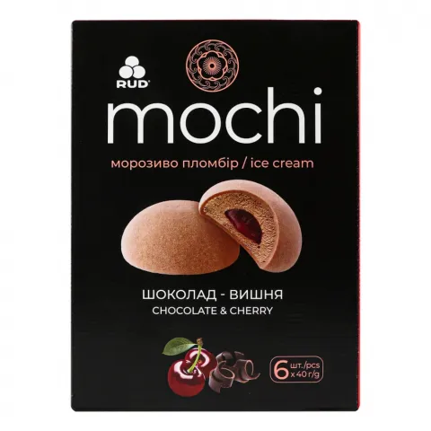 Десерт Рудь Mochi 240 г Шоколад-вишня мультипак