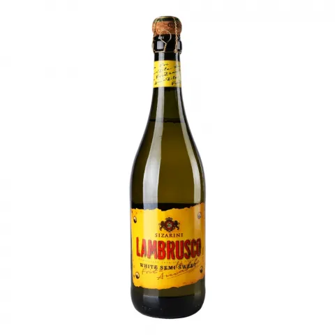 Вино ігристе Sizarini Lambrusco 0,75 л н/сол. біле 8
