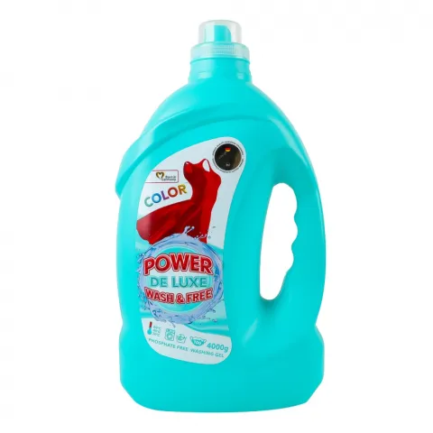 Гель д/прання Power De Luxe 4000 г д/кольорових речей