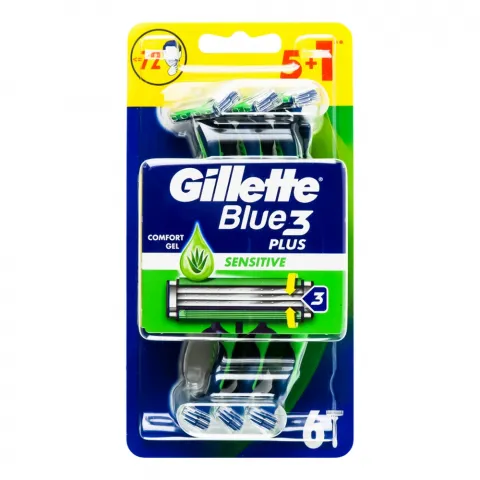 Станок однораз. д/гоління Gillette 5+1 шт. Blue 3 BLUE 3 Sensitive Plus