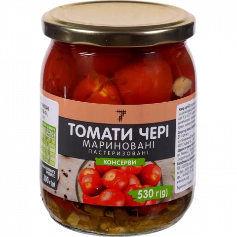 Конс Томати 7` 530 г чері мариновані`