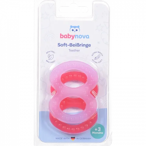 Кільце зубне BABY-NOVA тверде рельєфне