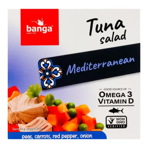 Конс Салат з тунцем Banga 180 г з/б Середземномор. (Латвія) И519
