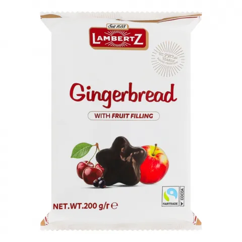 Пряники Lambertz 200 г асорті з фруктовою начинкою (Німеччина)