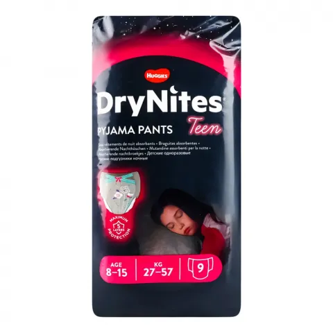 Трусики нічн. Huggies DryNites д/дівч. 9 шт. 8-15 років