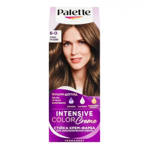 Фарба д/волосся Schwarzkopf Palette ICC 6-0 (N5) Темно-русявий