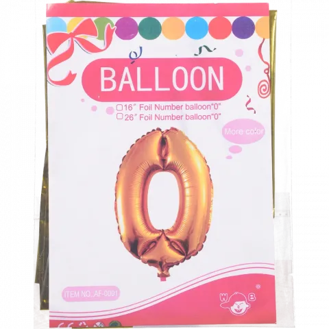 Набір Кульки надувні фольговані Party Goods цифри MK 1347