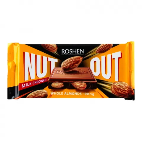 Шок Рошен 90 г Nut Out мол. з цілим мигдалем