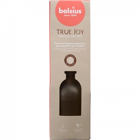 Арома-дифузор Bolsius з паличками, 80 мл,  True Joy ванільна насолода, арт. 101925066775