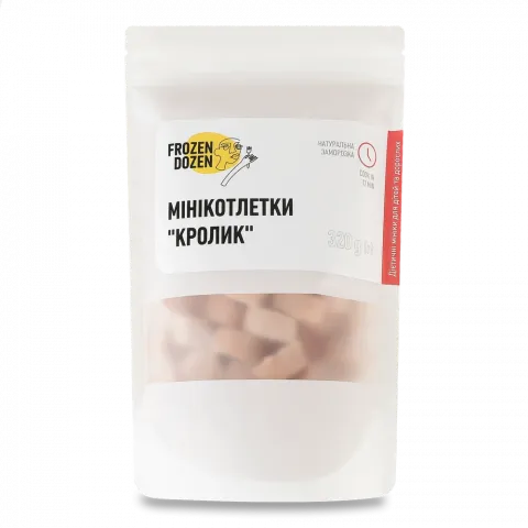 Котлети-міні Фрозен Дазен 320 г кролик