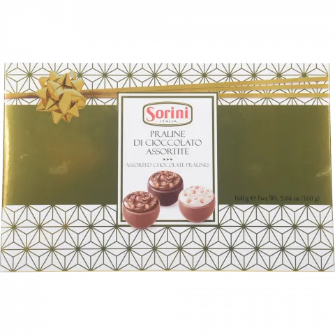 Цукерки Sorini 160 г Золота коробка (Італія) 