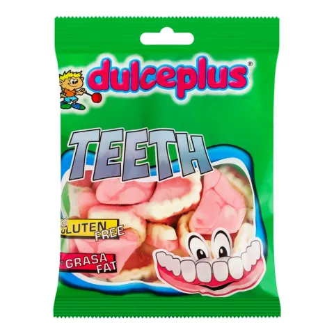 Жувальні цукерки Dulceplus 100 г Бабусині зуби без глютену