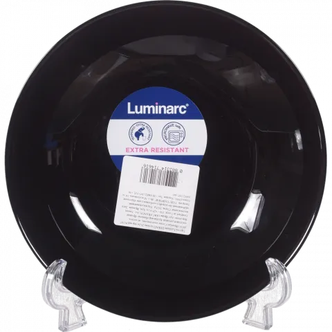 Тарілка Luminarc DIWALI супова 20 см чорний P0787 И616 (Франція)