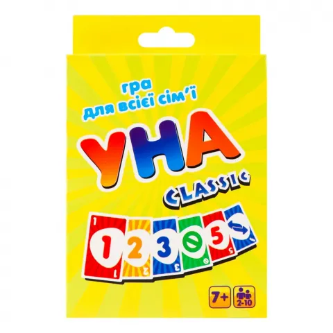 Настільна гра Strateg УНА classic карткова розважальна укр. 7015