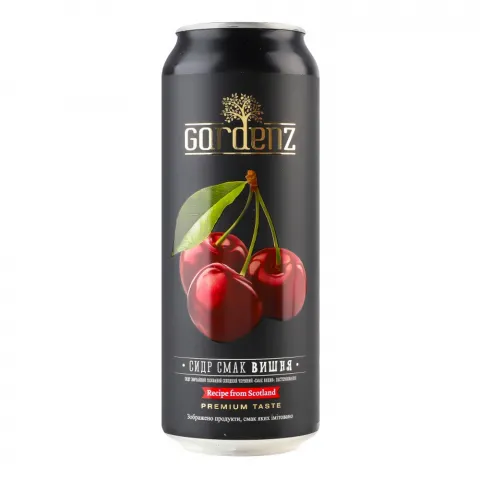 Сидр Gardenz 0,5 л з/б Вишня