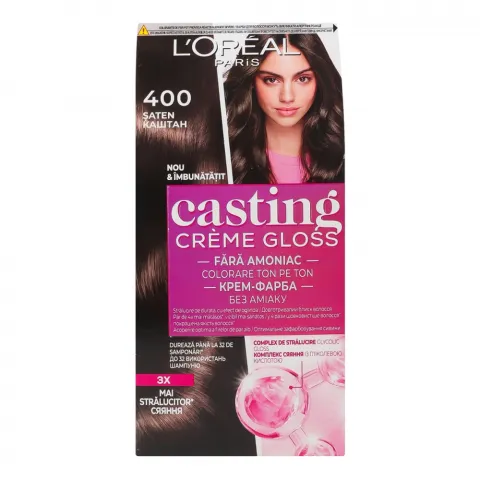 Фарба д/волосся L`Oreal Casting Cream Gloss тон 400