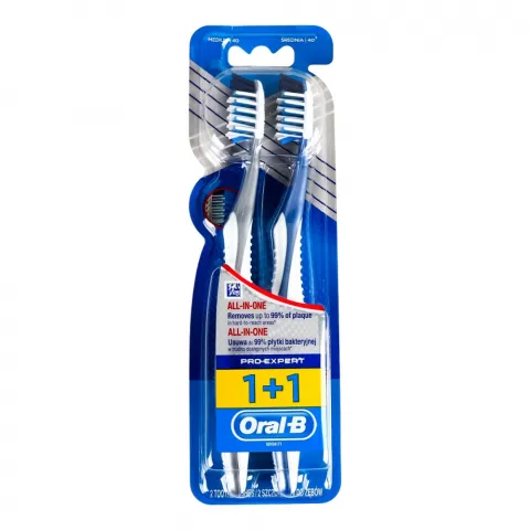 Зуб. щітка Oral-B ProExpert Все в одному 40 сер. 1+1 шт.