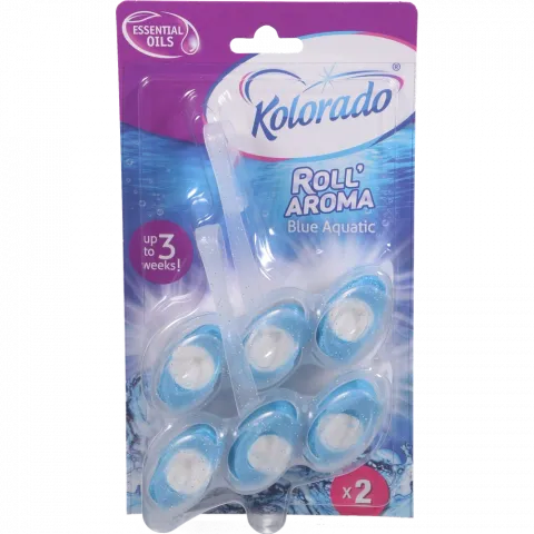 Освіж. д/унітазу Kolorado 2х51 г Roll Aroma Blue Aquatic