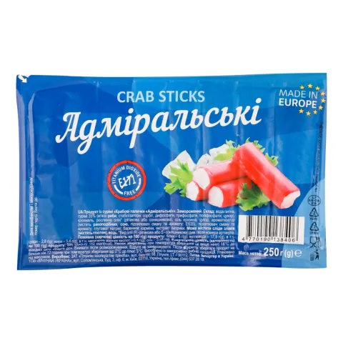 Краб пал Vici 250 г Адміральські