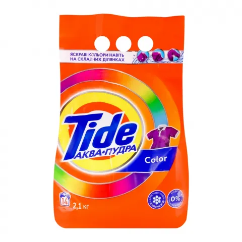 Порошок Tide 2,1/2,4 кг автомат Аква-Пудра Колор