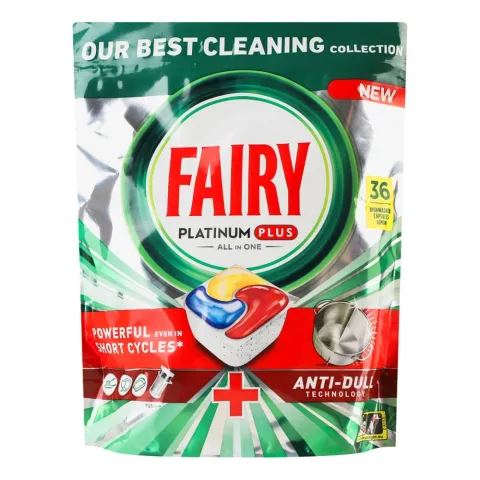Таблетки д/ПММ FAIRY 36 шт. Platinum Plus все в одному Лимон