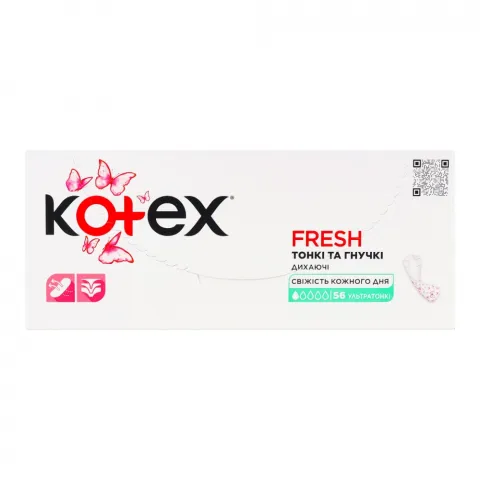 Прокладки щоден. Kotex 56 шт. Ultraslim