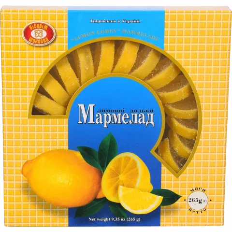 Мармелад ХБФ 265 г Лимонні часточки