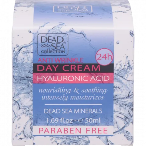 Крем Dead Sea Collection 50 мл ден. п/зморшок з гіалуроновою кислотою та мінералами Мертвого моря
