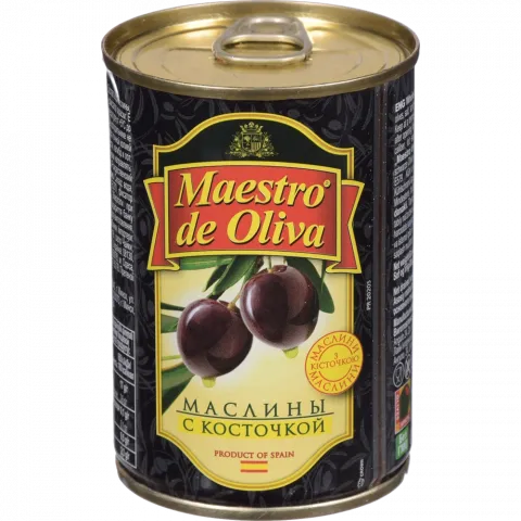 Маслини Маестро 280 г з/б з/к