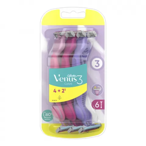 Станок однораз. д/гоління Gillette Venus 3 6 шт.