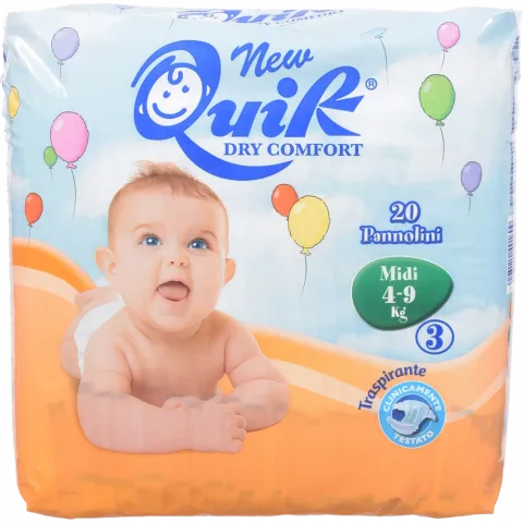 Підг. Quik 20 шт. 3 Midi (4-9 кг)