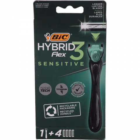 Станок д/гоління BIC Flex 3 Hybrid Sensitive 4 шт.