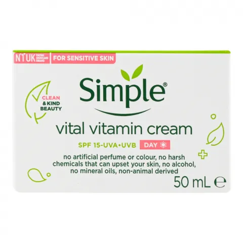 Крем д/обличчя Simple 50 мл денний Kind to Skin