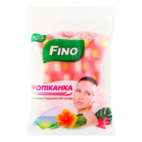 Губка банна МЖ/FINO Тропіканка 0265