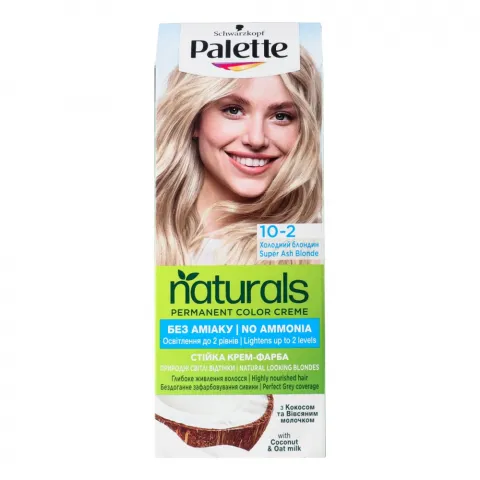 Фарба д/волосся Palette Naturals10-2 Холодний блондин