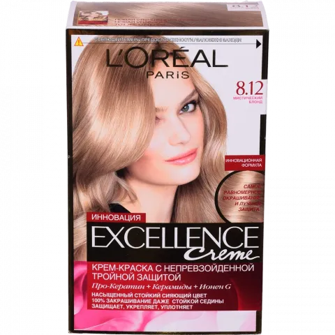 Фарба д/волосся L`Oreal EXCELLENCE 8.12