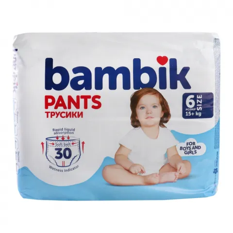 Підг.-трусики Bambik 30 шт. 6 (15+ кг)