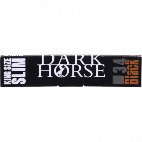 Папір д/самокруток Dark Horse 34 шт. King Size Black