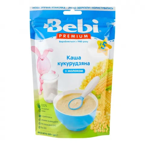 Каша Бебі Преміум 200 г мол. кукурудзяна
