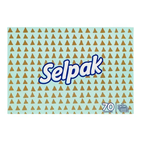 Серветки в кор. Selpak 70 шт. Міні 3 шар.