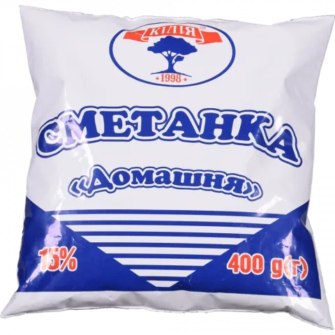 Сметанний продукт Кілія 15 400 г п/е Домашня
