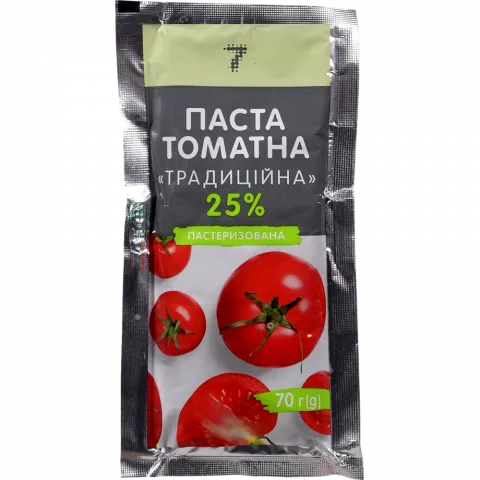 Томат паста 7` 70 г Традиційна 25`