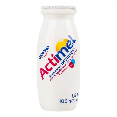 Актімель солодкий 100 г кисломол. продукт