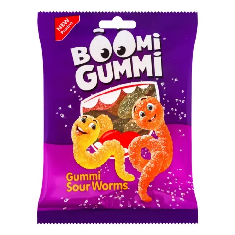 Жувальні цукерки Boomi Gummi 70 г Sour Worms