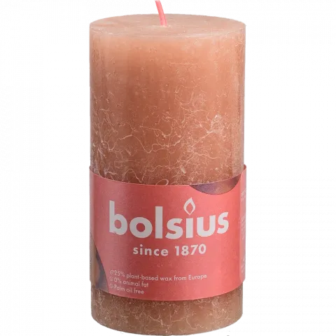 Свіча Bolsius 130/68 рустік вершкова карамель арт. 103668790322