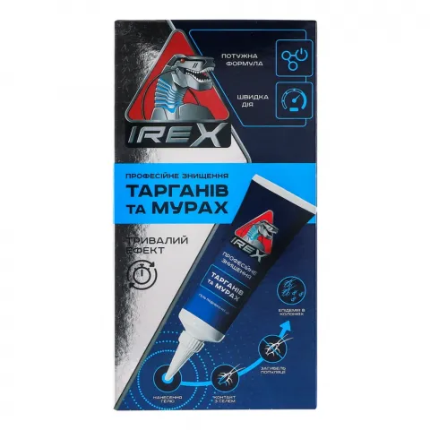 Гель в/тарганів Irex 75 мл у тубі