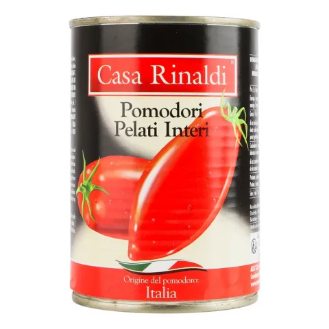Конс Томати Casa Rinaldi 400 г з/б очищені у в/соку