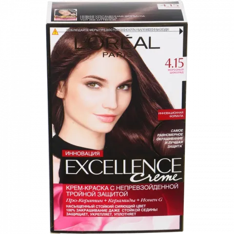 Фарба д/волосся L`Oreal EXCELLENCE 4.15 Льодяний шоколад