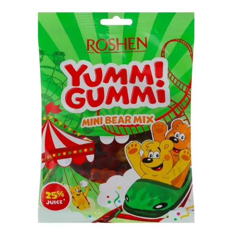 Жувальні Цукерки Рошен 165 г Yummi Gummi Mini Bear Mix