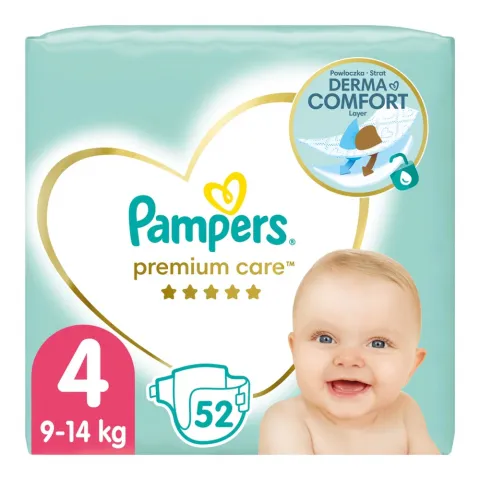 Підг. Pampers Premium Care 52 шт. Maxi 4 (8-14 кг)